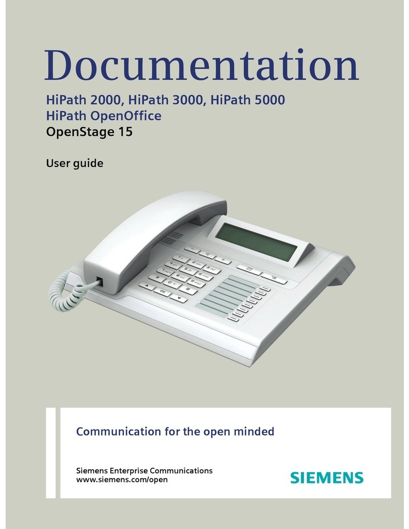 Siemens HIPATH 2000 User manual