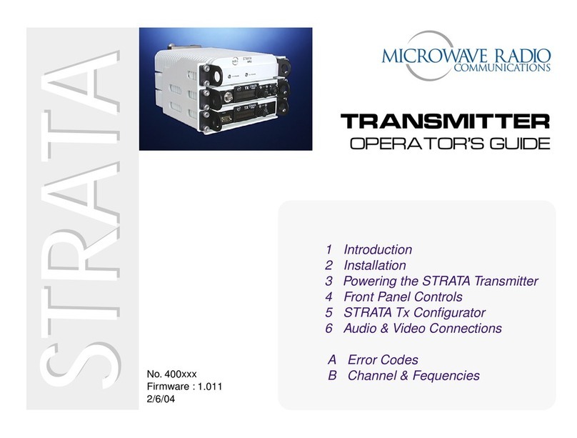 Microwave Radio Transmitter Manual