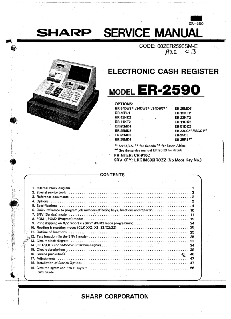 Sharp ER-2590 User manual Sharp ER-2590 User manual