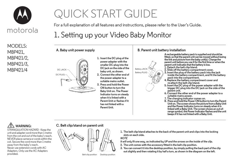 Motorola MBP421 User manual