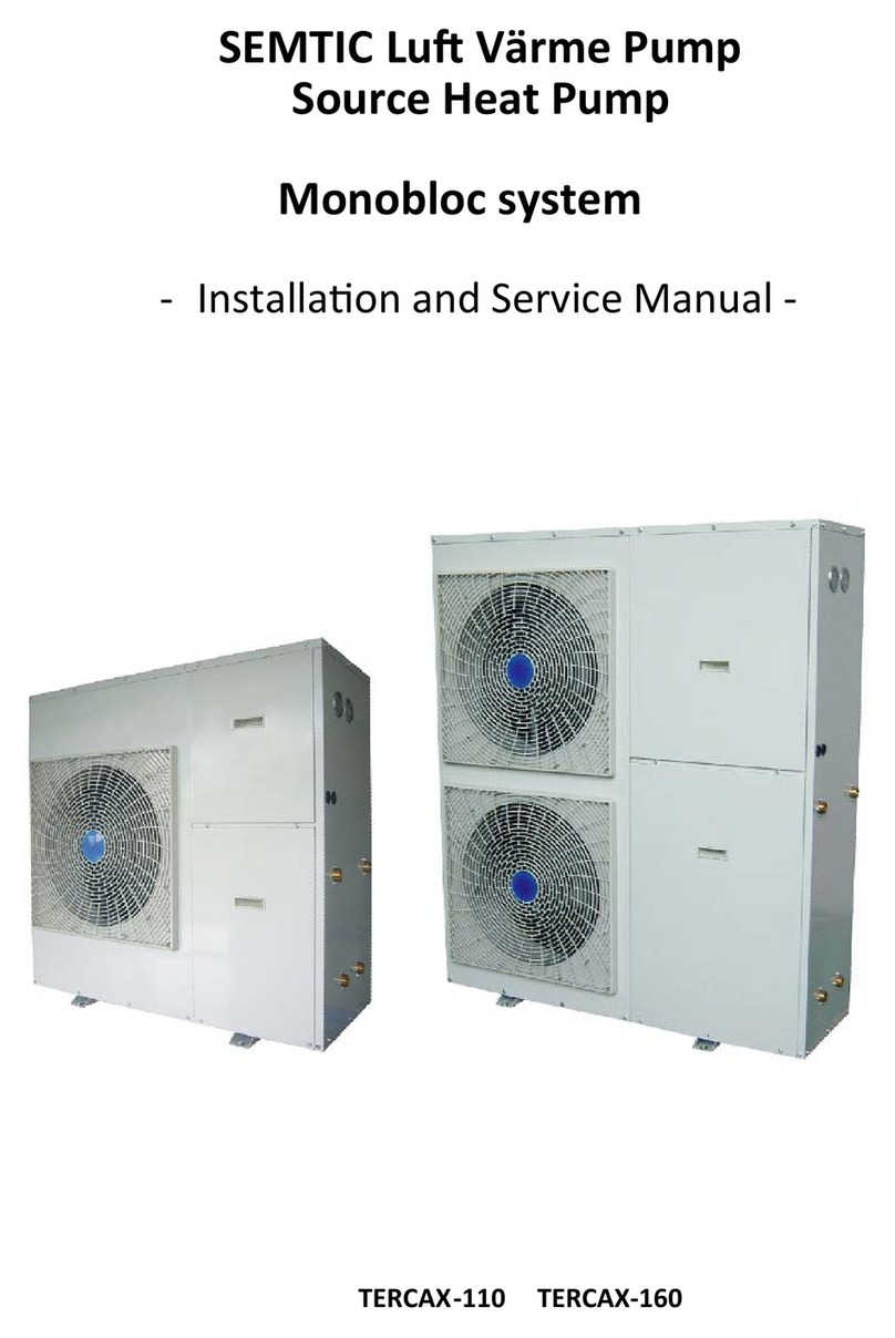 Semtic TERCAX-110 Installation and service manual