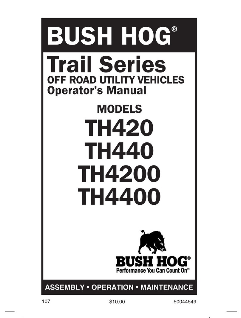 Bush Hog Trail TH420 Operator's manual