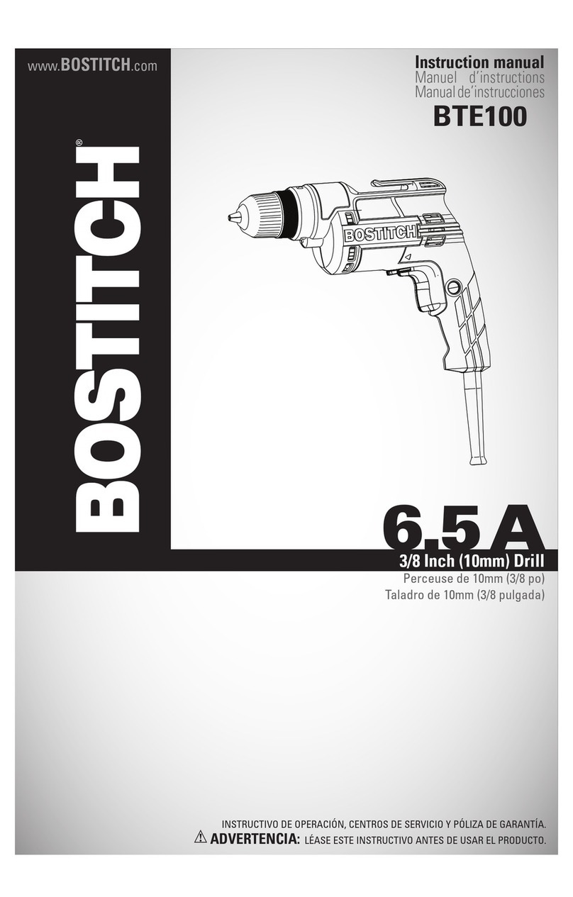 Bostitch BTE100 instruction manual