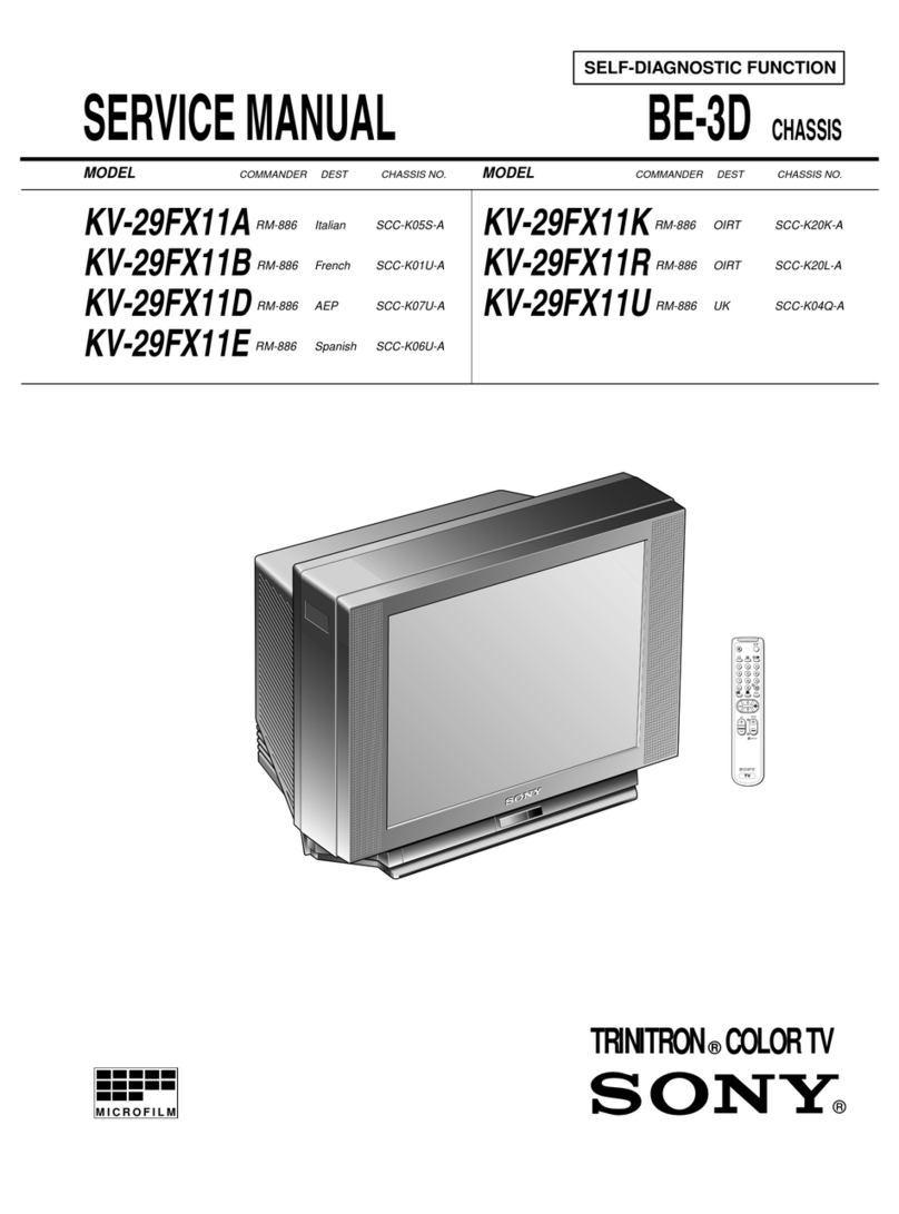 Sony TRINITRON KV-29FX11A User manual
