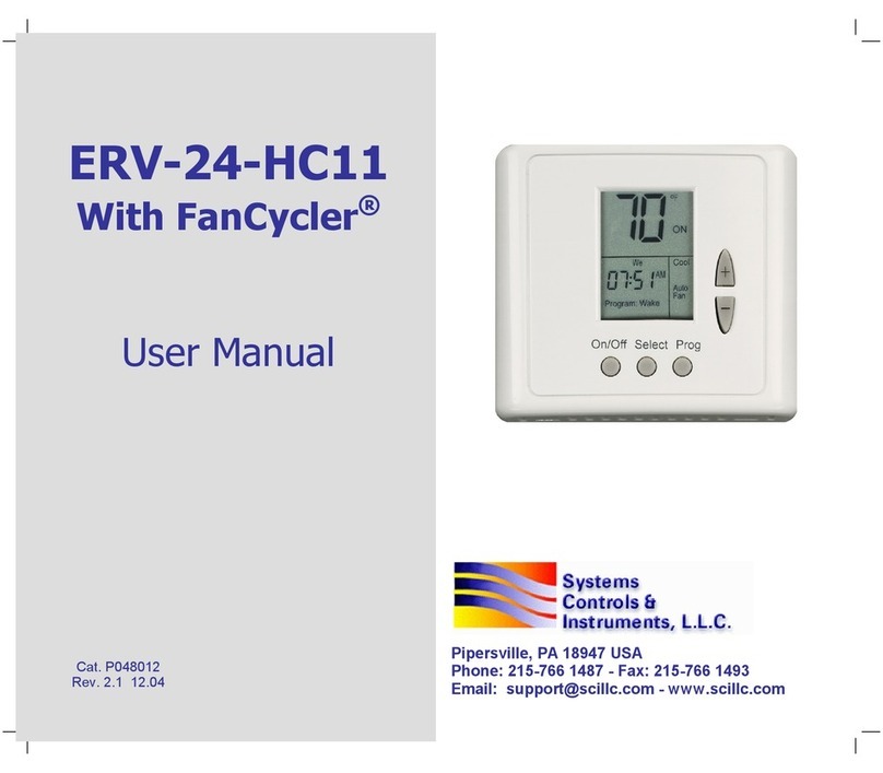 SCI ERV-24-HC11 user manual