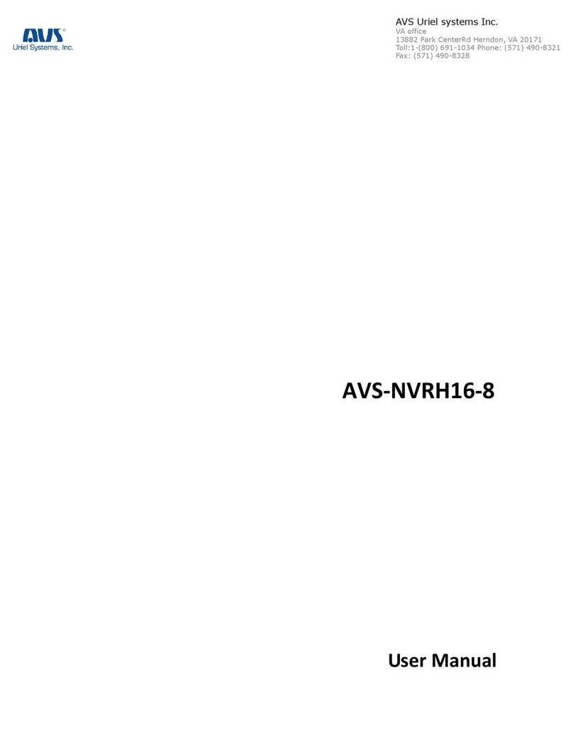 AVS AVS-NVRH16-8 user manual
