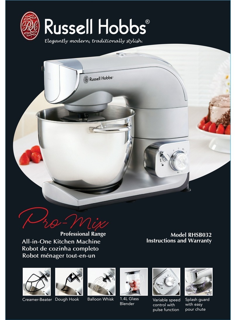 Russell Hobbs Pro-Mix RHSB032 Installation guide