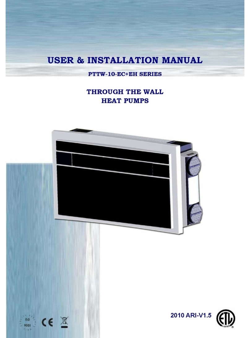 Polar Air PTTW-10-EC Series User & installation manual