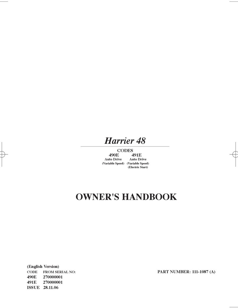Hayter Harrier 48 490E Owner's handbook