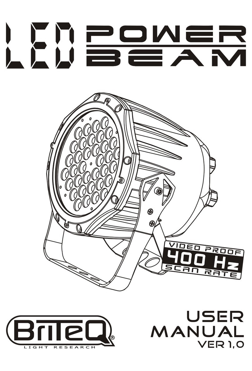 Briteq LED Power Beam user manual