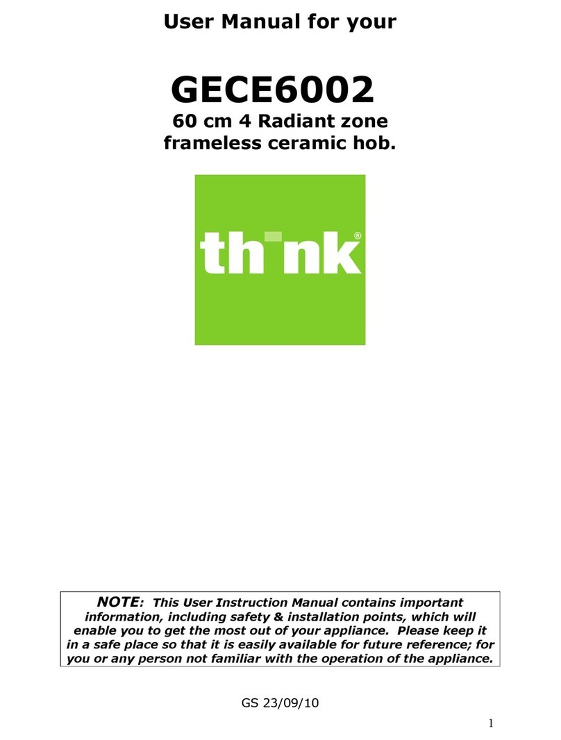 Think Appliances GECE6002 User manual