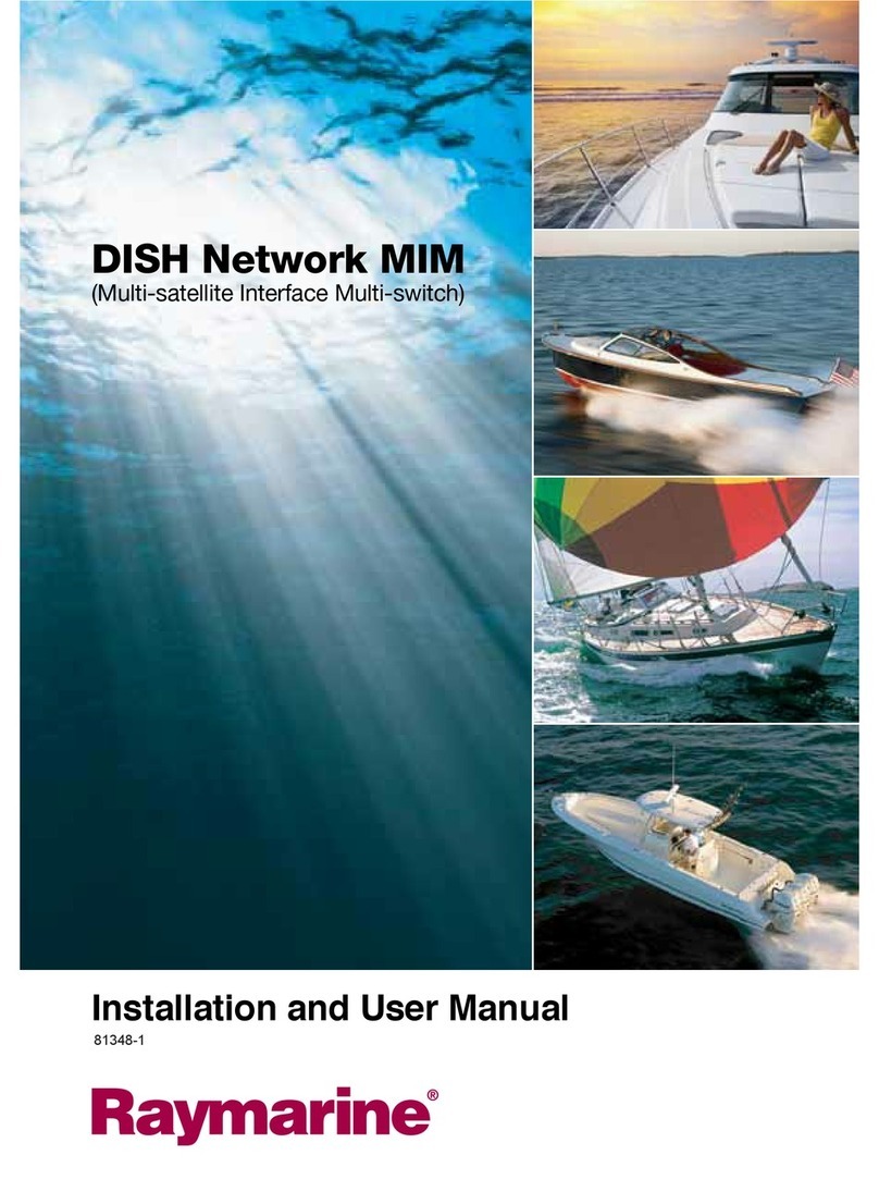 Raymarine DISH Network MIM Installation and user manual