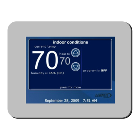 Lennox icomfort Touch Thermostat Planning guide