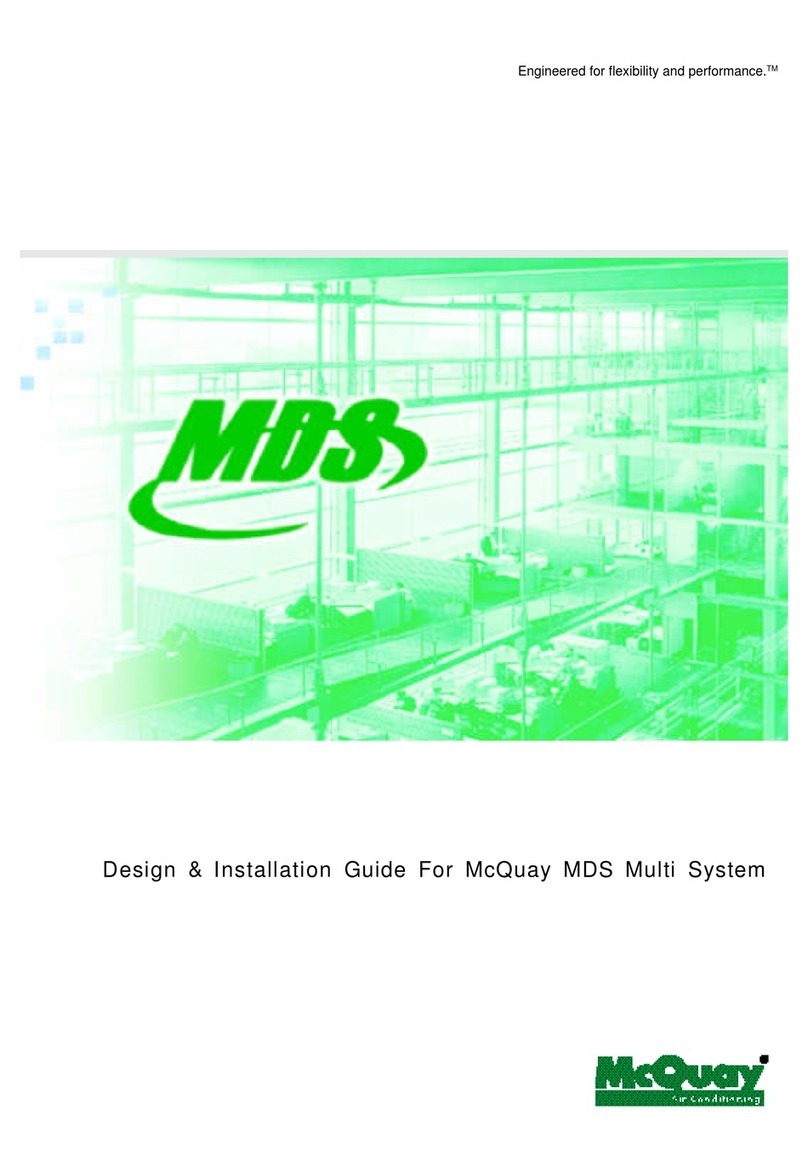 McQuay MDS030A User manual