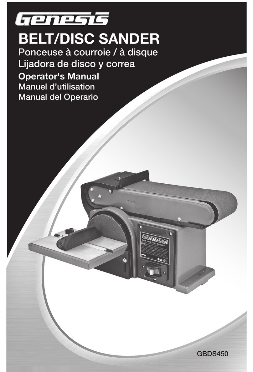 Genesis GBDS450 Operator's manual