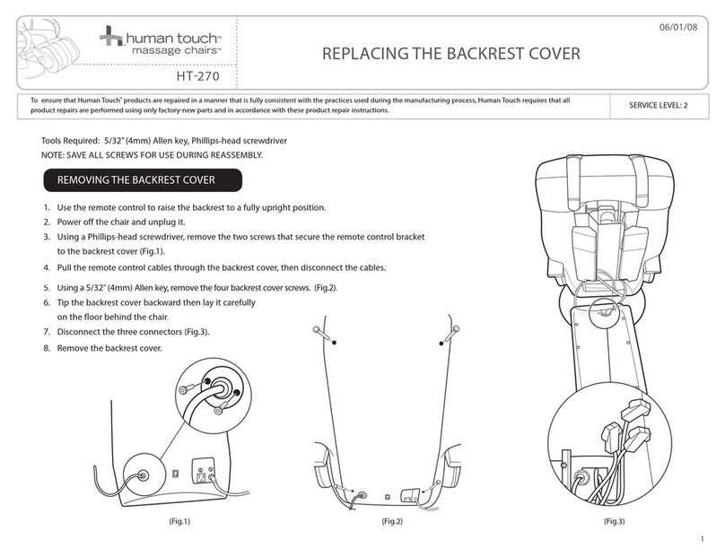 Human Touch HT-270 quick start guide