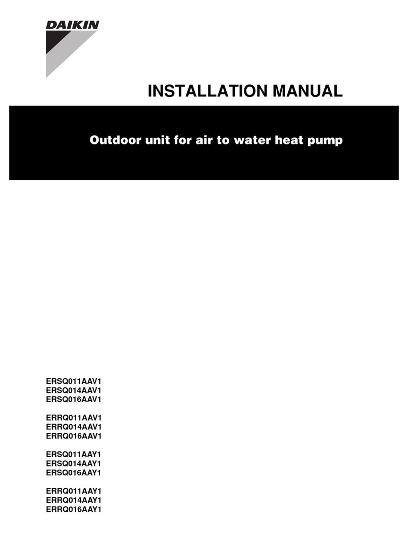 Daikin ERSQ011AAV1 User manual Daikin ERSQ011AAV1 User manual