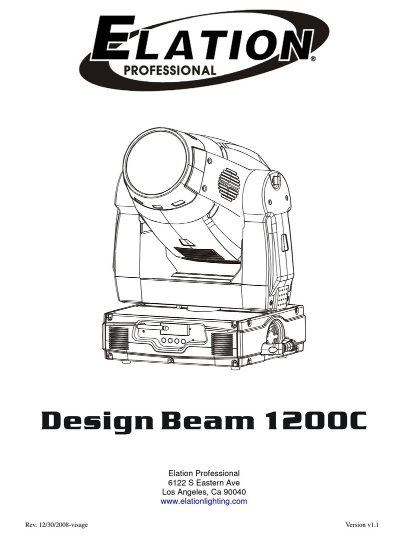 Elation Design Spot 1200C user guide