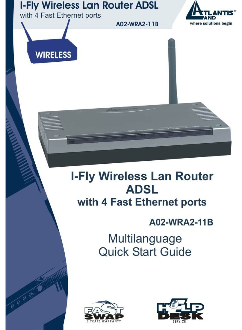 Atlantis Land I-Fly A02-WRA2-11B quick start guide