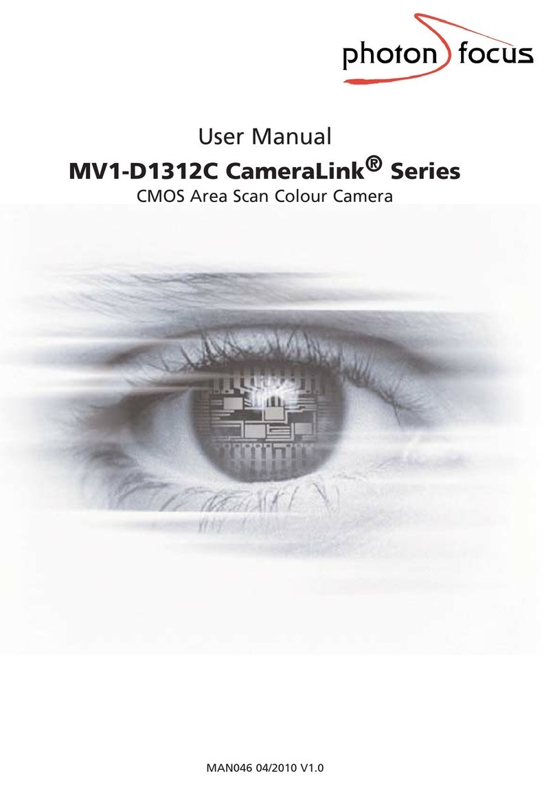Photon Focus MV1-D1312C CameraLink Series user manual
