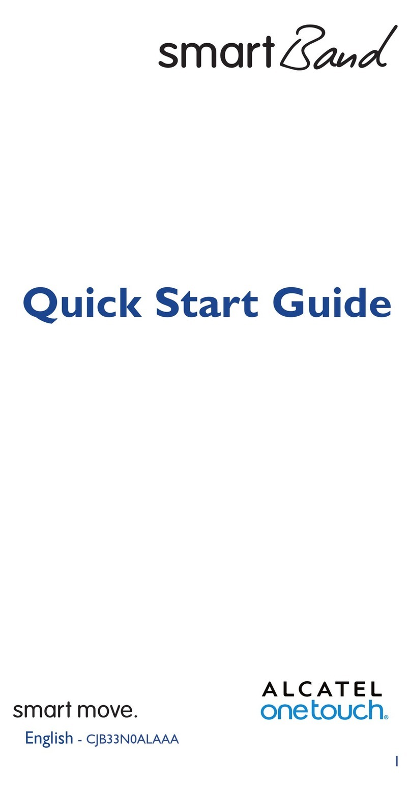 Alcatel onetouch SmartBand User manual