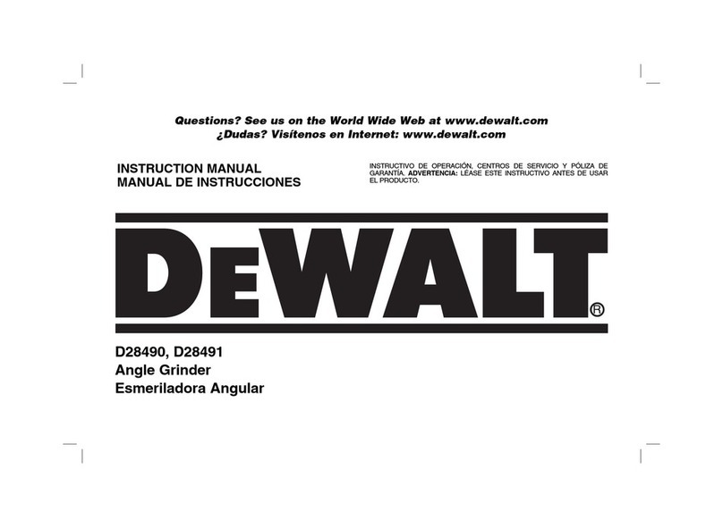 DeWalt D28490 instruction manual