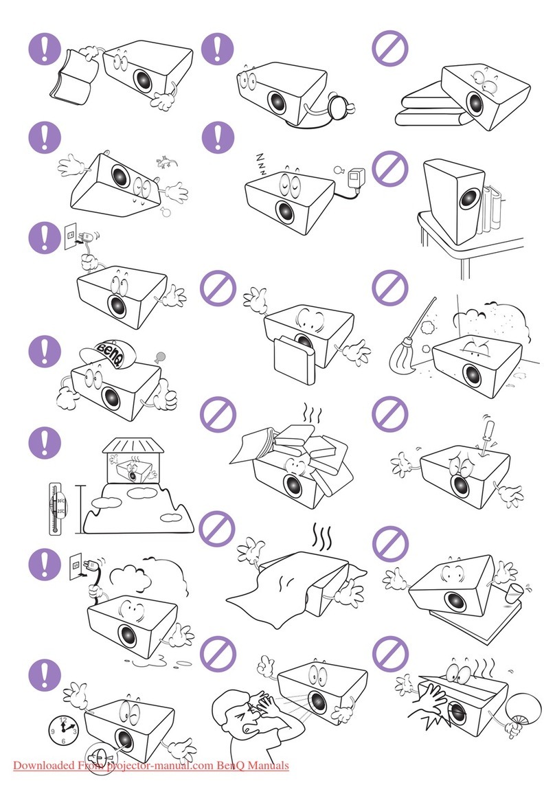 BenQ MX720 User manual