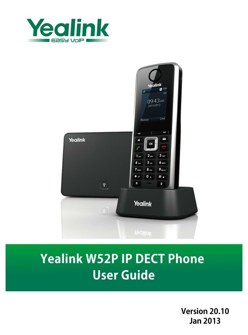 Yealink Telkom W52P User manual