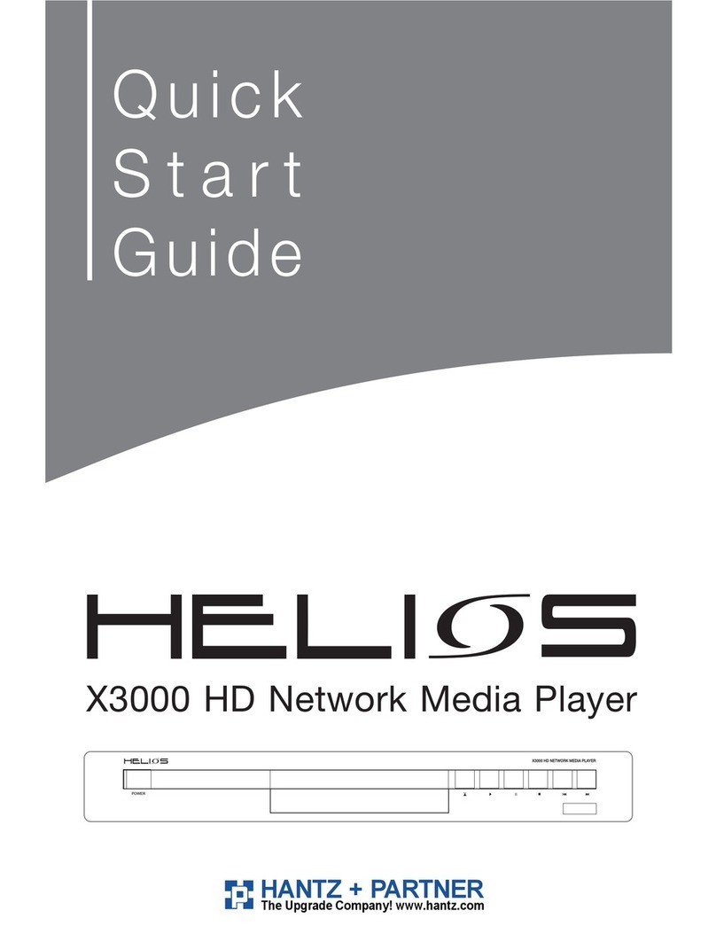 Helios HELIOS X3000 quick start guide