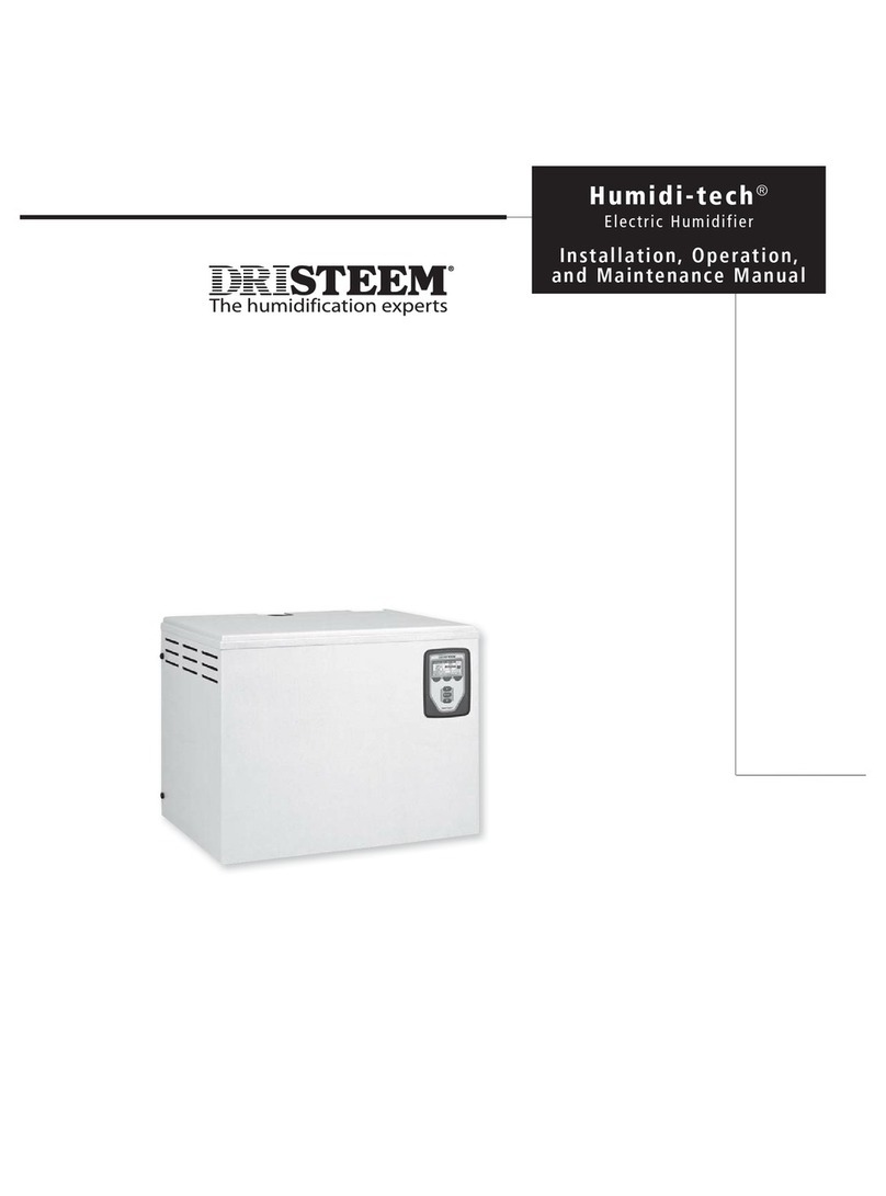DriSteem HUMIDI-TECH User manual