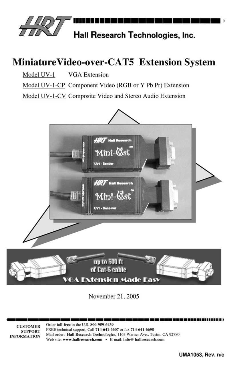 HRT Mini-Cat UV-1 manual