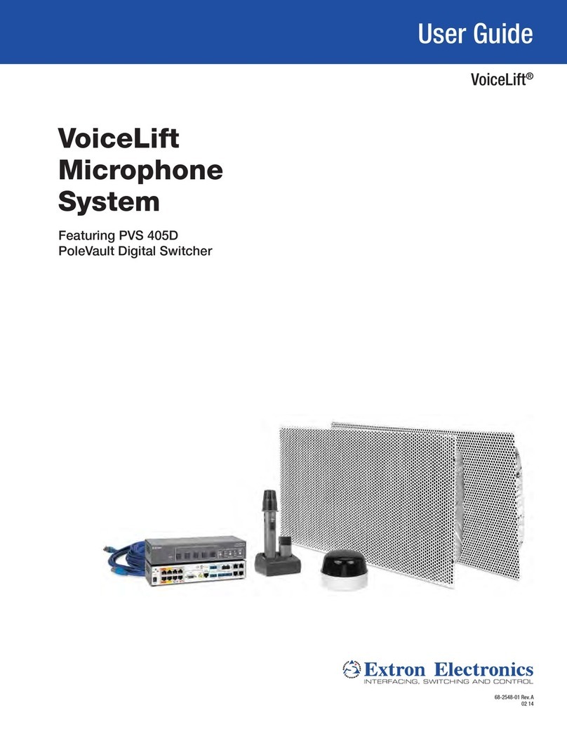 Extron electronics VoiceLift User manual