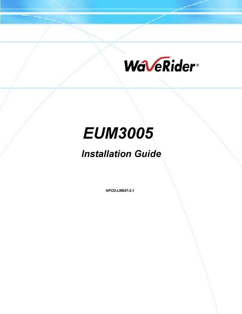 WaveRider EUM3005 installation guide