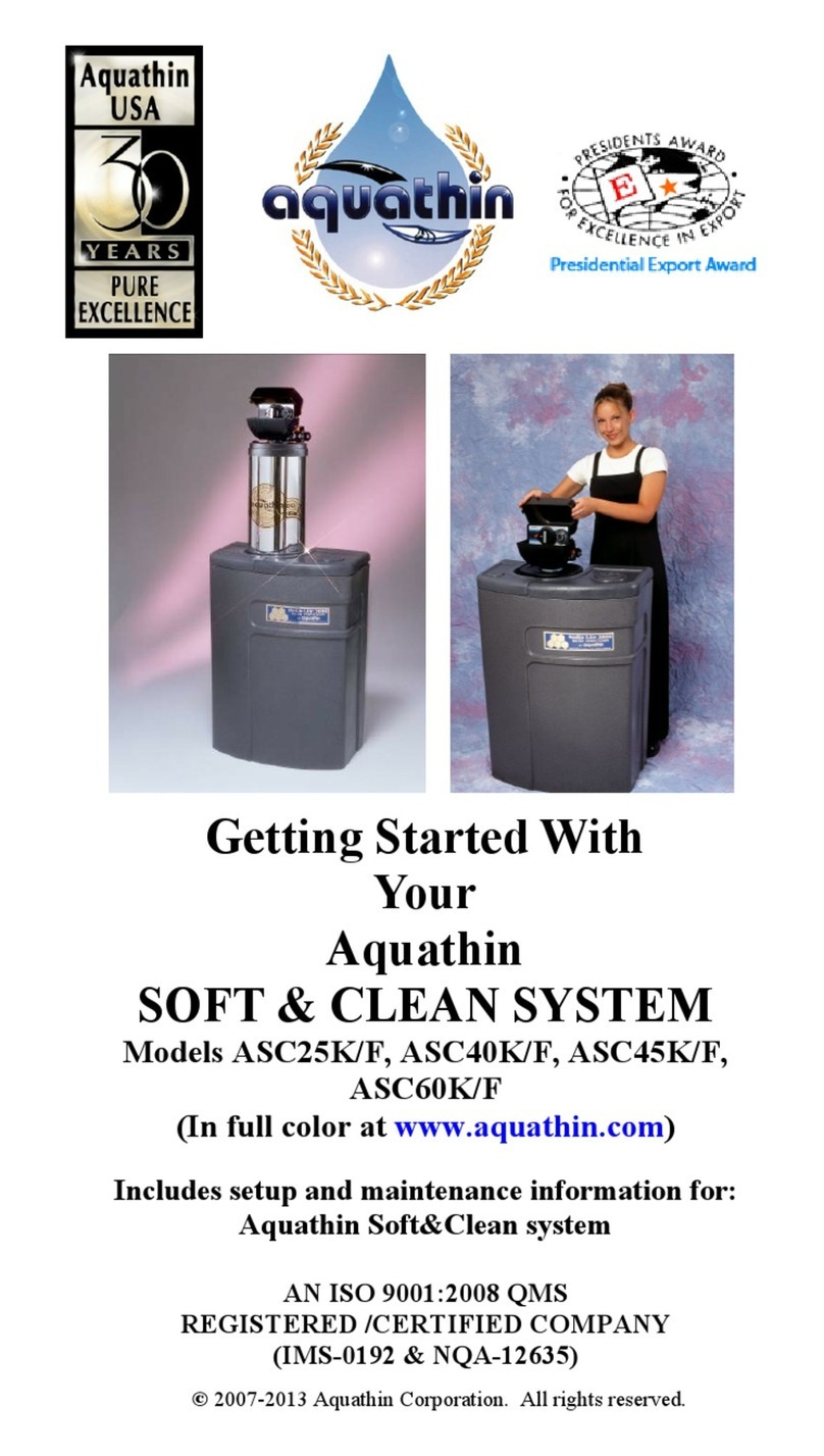 Aquathin ASC25K/F Getting started