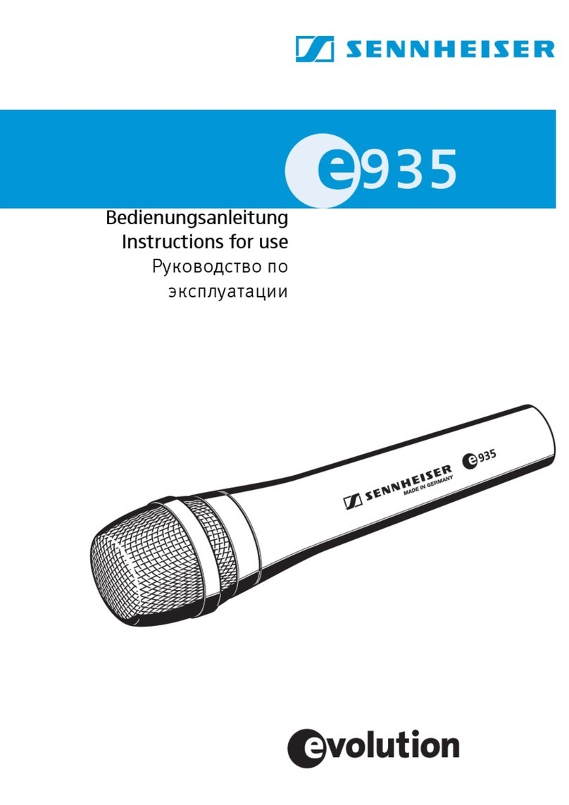 Sennheiser Evolution E 935 Instructions for use
