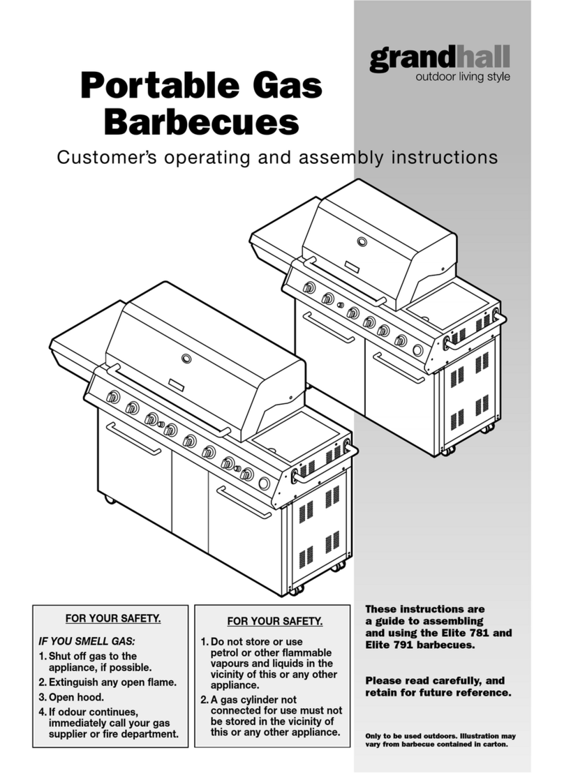 Grandhall Elite 781 Customer's operating and assembly instructions
