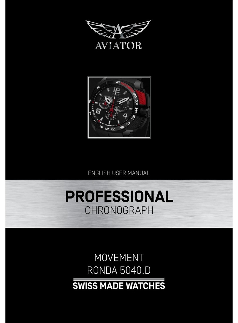 Aviator MOVEMENT RONDA 5040.D user manual