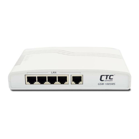 CTC Union GSW-1005MS user manual