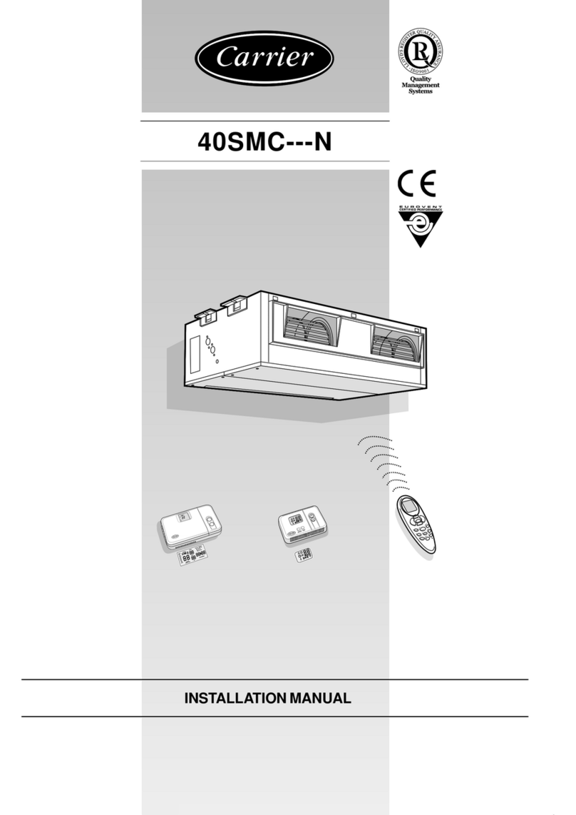 Carrier 40SMC009N installation manual