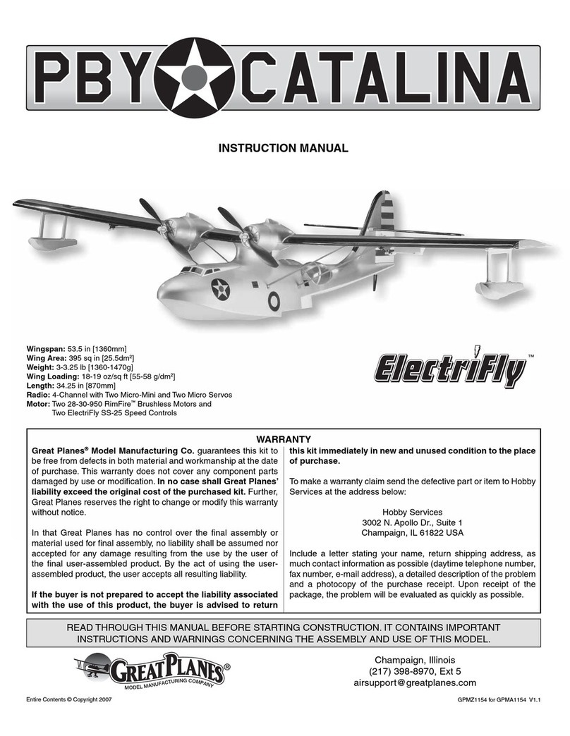 electrifly PBY CATALINA User manual