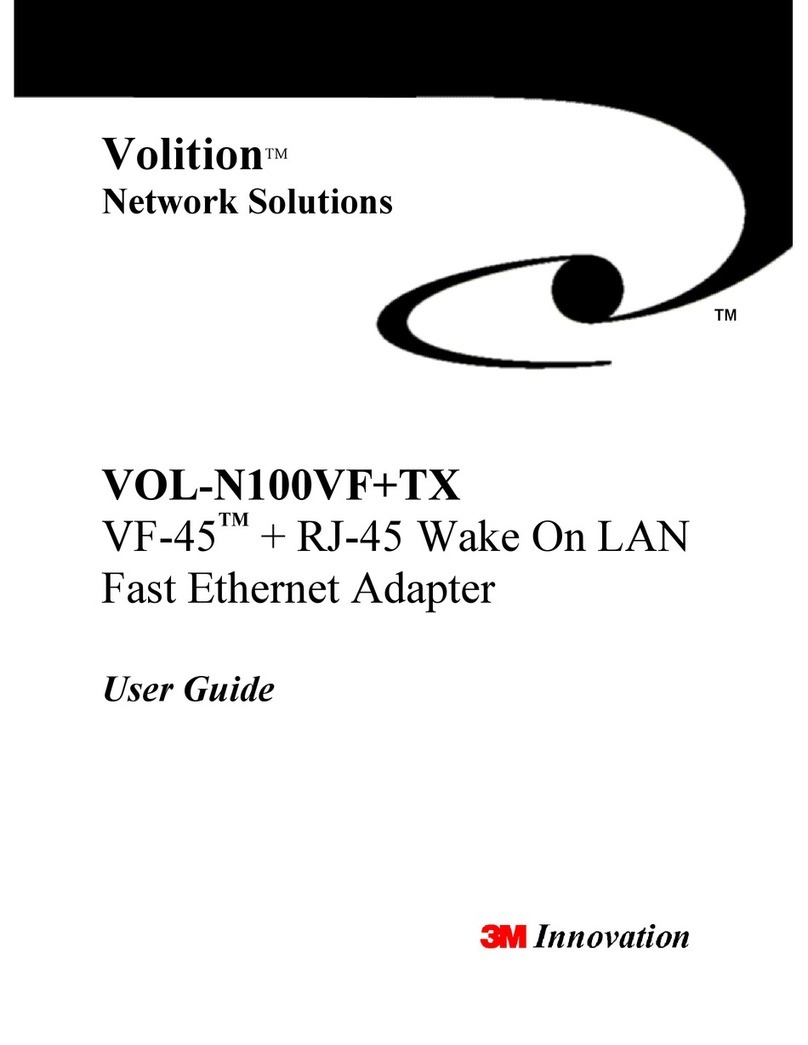 3M Volition VOL-N100VF+TX User manual