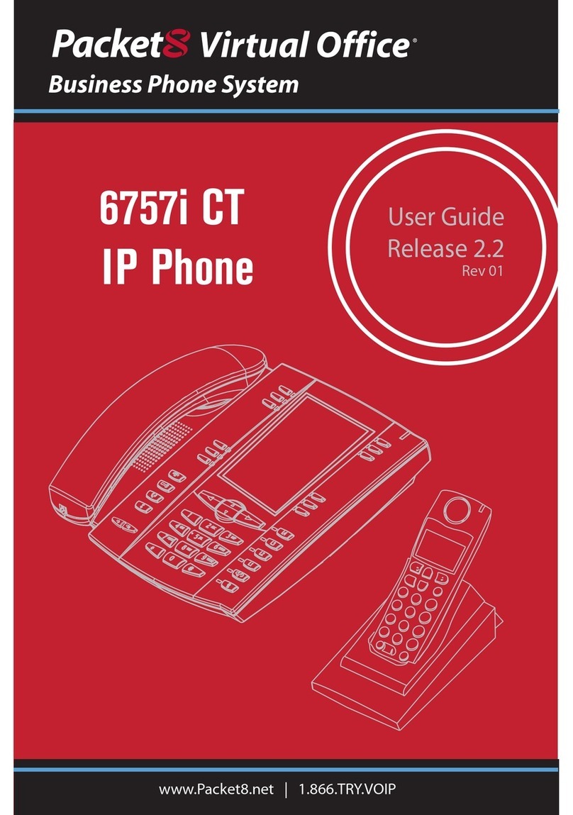 Packet8 Virtual Office 6757i CT user guide