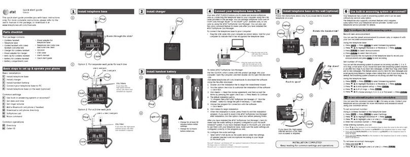 AT&T TL86103 User manual