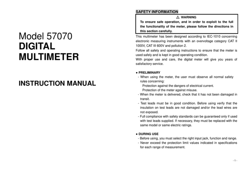 Morris 57070 instruction manual