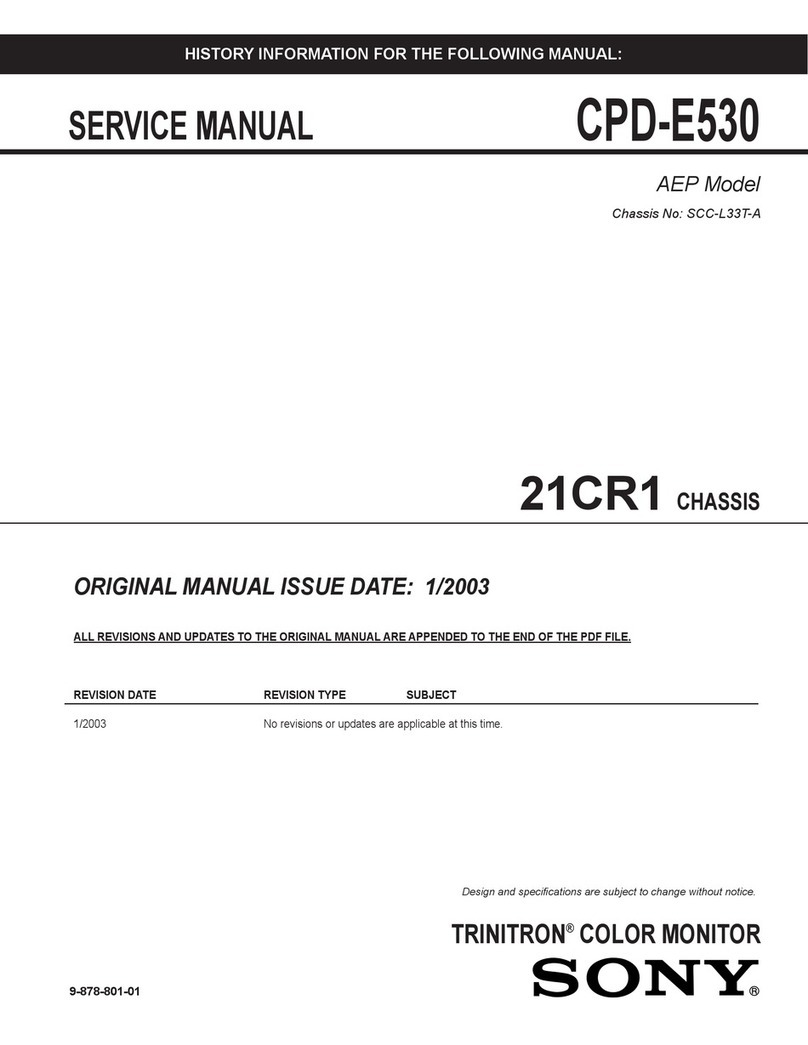 Sony Trinitron CPD-E530 User manual