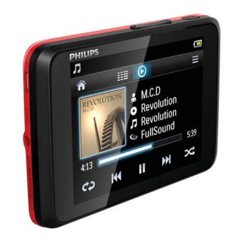 Philips GoGear SA4TP304 user manual