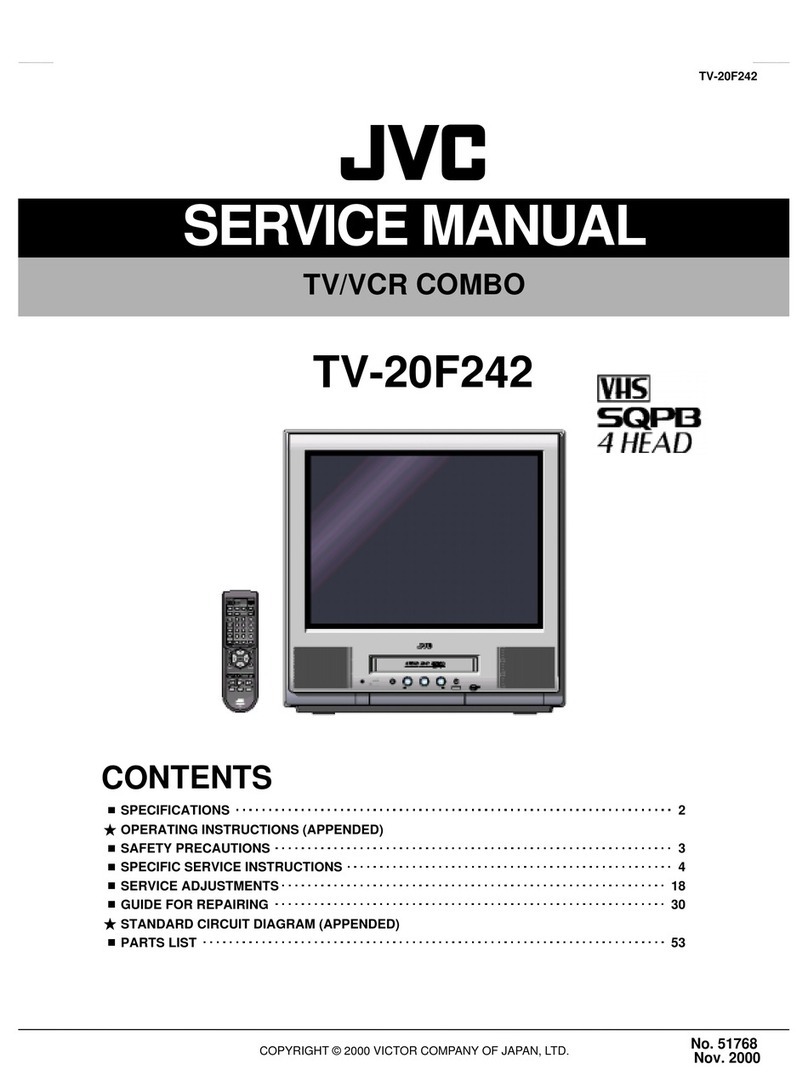 JVC TV-20F242 Service manual