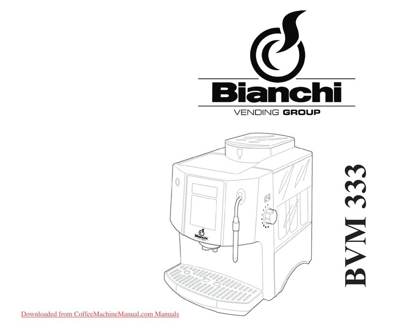 BIANCHI VENDING BVM 333 User manual