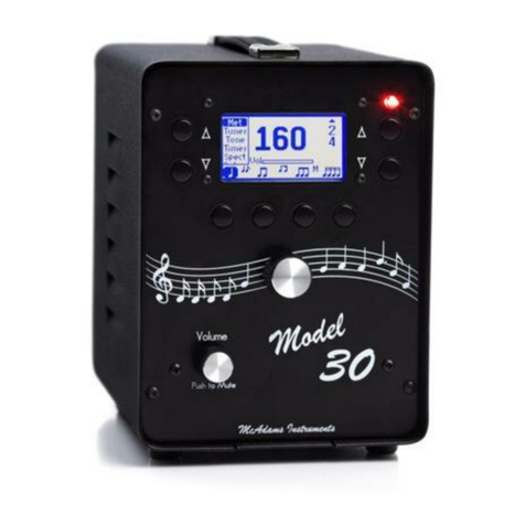 McAdams Instruments 30 Operator's manual