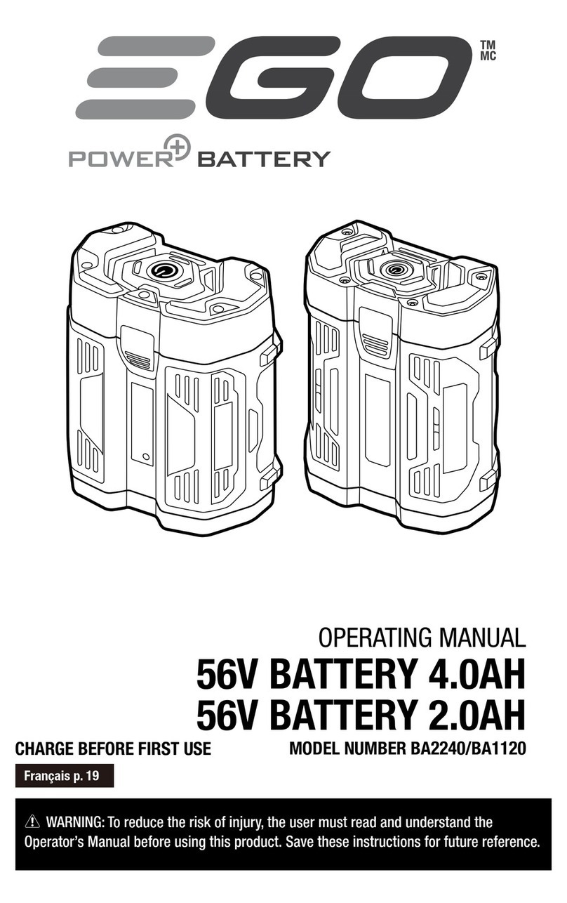 EGO BA2240 User manual